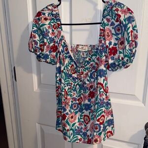 Vineyard Vines Multicolor Floral Blouse